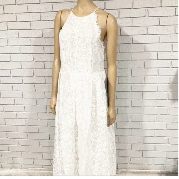 ASOS Edition Valerie Lace Halter Neck Midi Wedding Dress - Picture 3 of 3